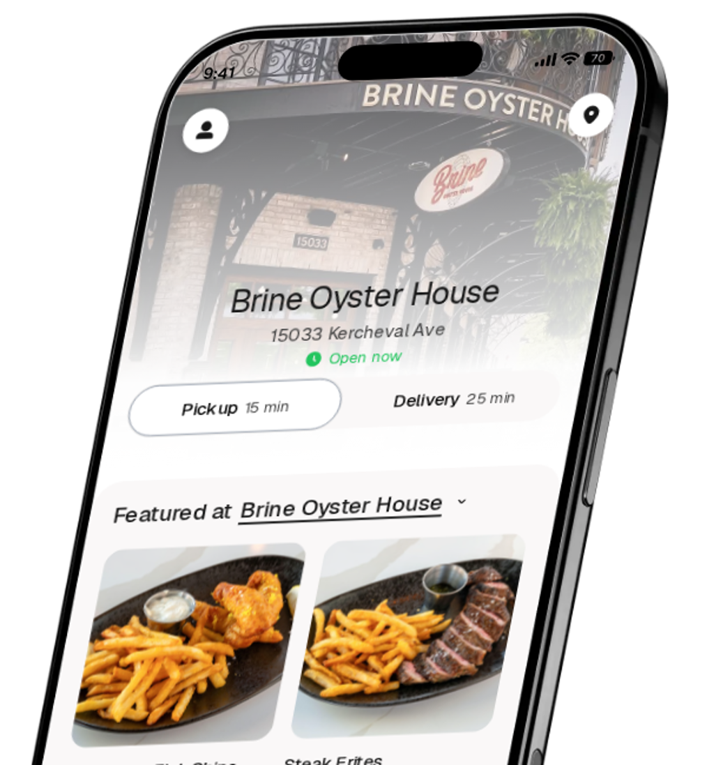 Brine Oyster House app preview