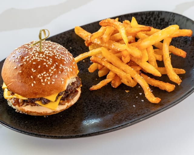 Burger & Fries.