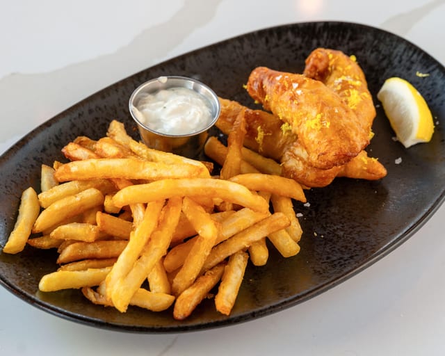 Blue Moon Fish & Chips.
